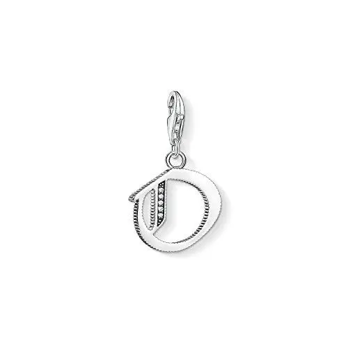 Produktbild: Thomas Sabo Damen-Charm-Anhänger O Buchstabe Silber Charm Club 925 Sterling Silber 1595-643-21