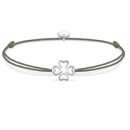 Produktbild: Thomas Sabo Damen Armband Grün Little Secret Kleeblatt 925 Sterling Silber LS017-173-5-L20v