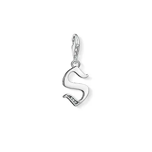 Produktbild: Thomas Sabo Damen Charm-Anhänger Buchstabe S Charm Club 925 Sterling Silber 1599-643-21