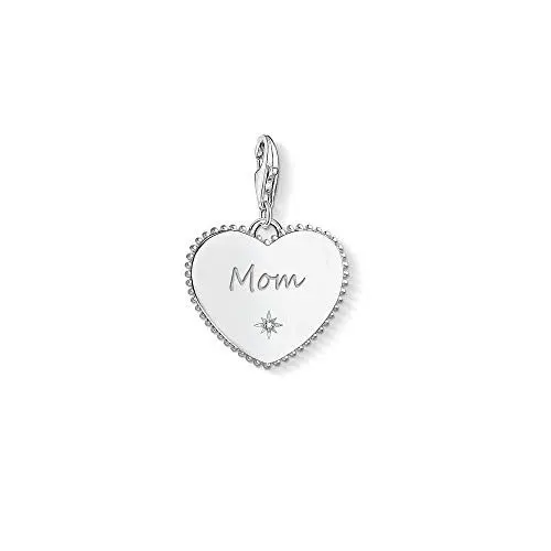 Produktbild: Thomas Sabo Damen Charm-Anhänger Herz Mom Charm Club 925 Sterling Silber 1685-051-21