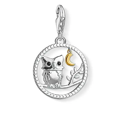 Produktbild: Thomas Sabo Damen Charm-Anhänger Nachteule Charm Club 925 Sterling Silber 1392-427-11