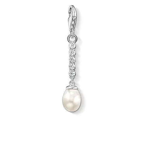 Produktbild: Thomas Sabo Damen Charm-Anhänger Perle Charm Club 925 Sterling Silber 1803-167-14
