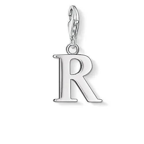Produktbild: Thomas Sabo Damen Charm-Anhänger R Buchstabe Charm Club 925 Sterling Silber 0192-001-12