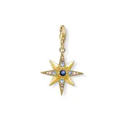 Produktbild: Thomas Sabo Damen Charm-Anhänger Royalty Stern Charm Club 925 Sterling Silber 1714-959-7