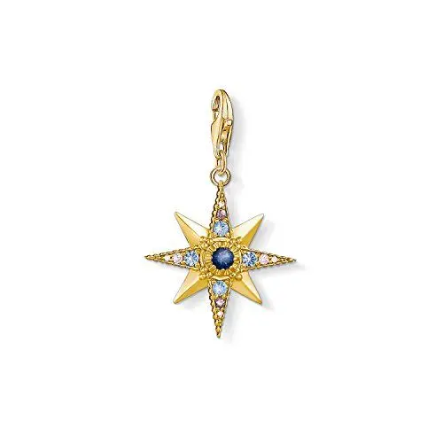 Produktbild: Thomas Sabo Damen Charm-Anhänger Royalty Stern Charm Club 925 Sterling Silber 1714-959-7