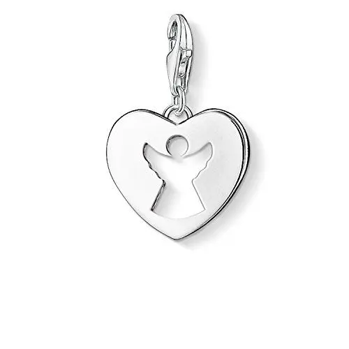 Produktbild: Thomas Sabo Damen Charm-Anhänger Schutzengel Herz Charm Club 925 Sterling Silber 0869-001-12