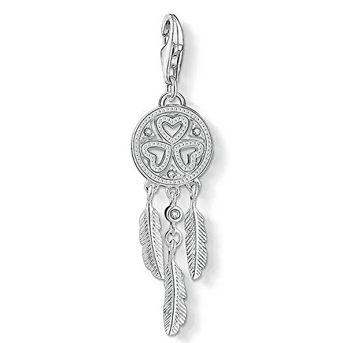 Produktbild: Thomas Sabo Damen Charm-Anhänger Traumfänger Charm Club 925 Sterling Silber 1424-051-21