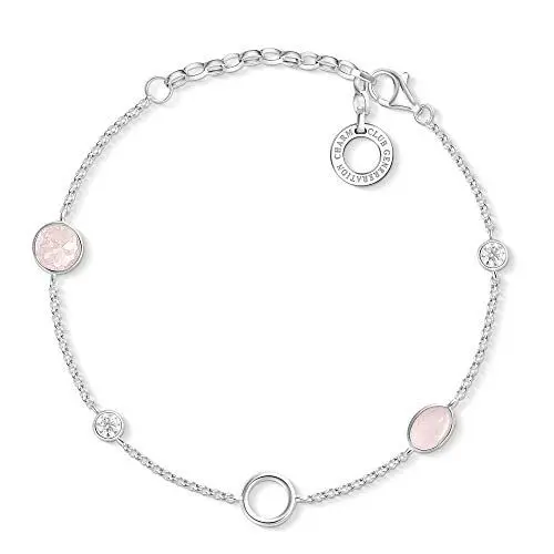 Produktbild: Thomas Sabo Damen Charm-Armband Steine 925 Sterling Silber X0272-035-7-L19v