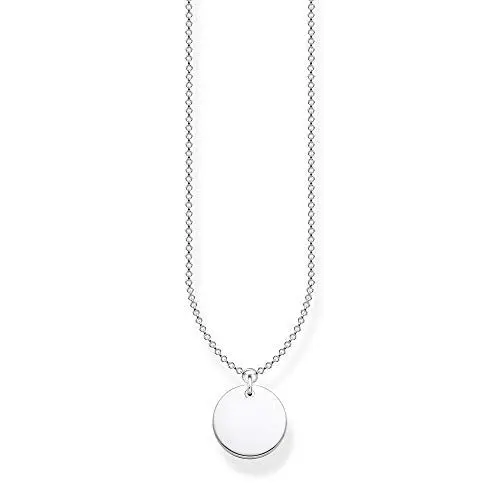Produktbild: Thomas Sabo Damen Halskette mit Coin silber 925 Sterlingsilber 40-45 cm Länge KE1958-001-21-L45V