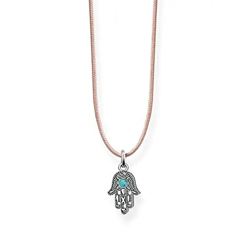 Produktbild: Thomas Sabo Damen Kette Ethno Fatimas Hand Little Secret 925 Sterling Silber LSKE008-905-17-L80v