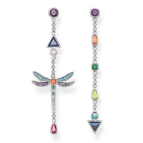 Produktbild: Thomas Sabo Damen Ohrringe Libelle Bunt 925 Sterling Silber H2033-313-7