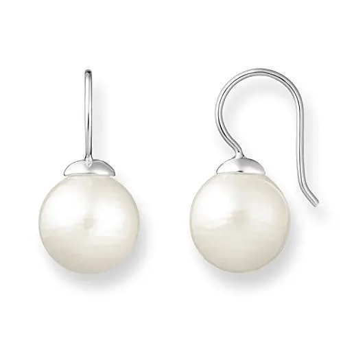 Produktbild: Thomas Sabo Damen Ohrringe Ohrstecker Imitationsperle weiß 925 Sterling Silber H1405-028-14