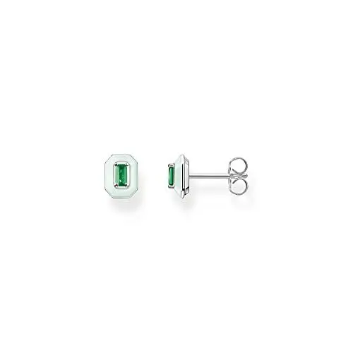 Produktbild: Thomas Sabo Damen Single-Ohrstecker in der Farbe Silber aus 925 Sterlingsilber mit Zirkonia, Größe: 8x6mm, H2270-496-6