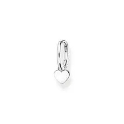 Produktbild: Thomas Sabo Einzel Creole mit Herz Anhänger 925 Sterling Silber CR696-001-21
