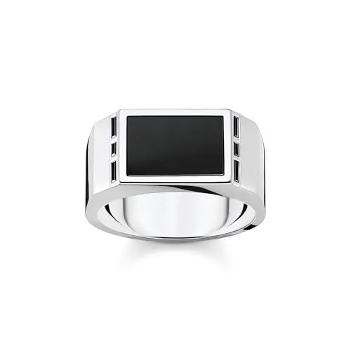 Produktbild: THOMAS SABO Herrenring Silber/Schwarz TR2387-027-11-64 Ringgröße 64/20,4