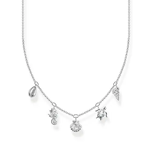 Produktbild: Thomas Sabo Kette mit Muscheln und Seepferdchen vergoldetes Silber KE2157-051-14