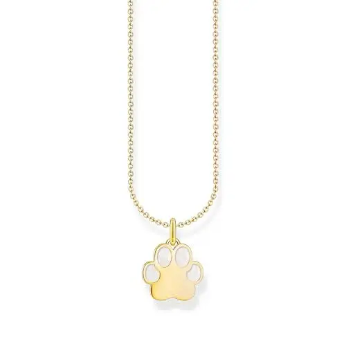 Produktbild: Thomas Sabo Kette mit Pfoten-Anhänger vergoldetes Silber KE2266-427-14