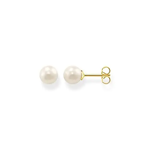 Produktbild: Thomas Sabo Ohrstecker Perle vergoldetes Silber H1430-430-14