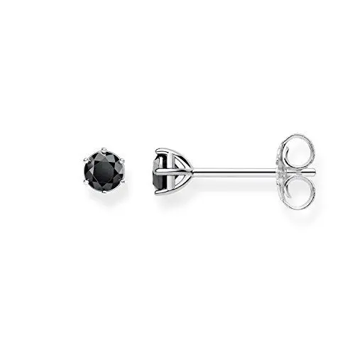 Produktbild: Thomas Sabo Ohrstecker Schwarzer Stein 925 Sterling Silber H1964-051-11