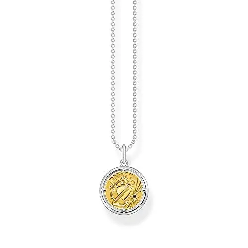 Produktbild: Thomas Sabo Sabo Kette Glaube Liebe Hoffnung aus 925er Sterlingsilber 750er Gelbgold-Vergoldung, Länge: 40cm - 45cm, KE2136-849-7-L45V