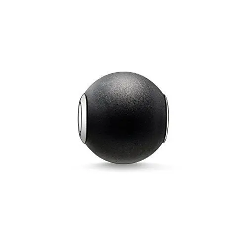 Produktbild: Thomas Sabo Unisex Bead Obsidian Schwarz Karma Beads 925 Sterling Silber K0001-023-11