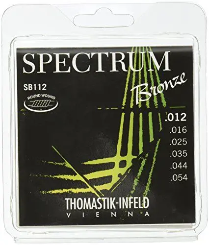 Produktbild: Thomastik-Infeld SB112 Akustikgitarren-Saiten, Spectrum Serie 6, Natürlich, Saiten-Set (12 - 54) E, B, G, D, A, E