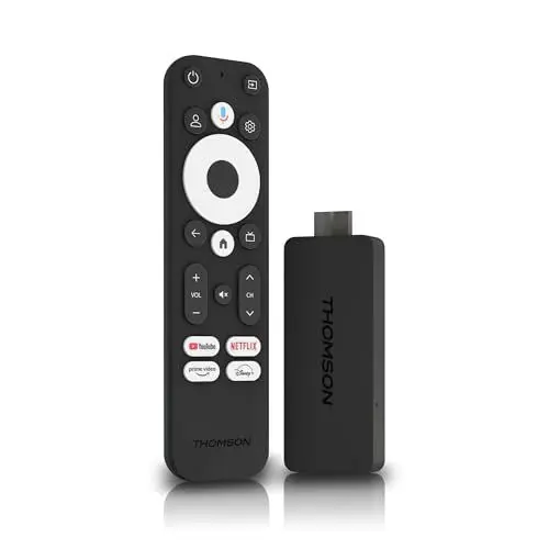 Produktbild: Thomson Streaming Stick 140, 4K UHD, Google TV, Google Voice Control, WiFi, Googlecast Built-in