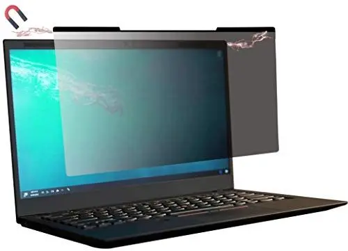 Produktbild: Thorani Magnetische Blickschutzfolie 15,6 Zoll (16:9) – Sichtschutz & Displayschutz Laptop – Privacy Filter für seitliche Blicke – Kratzfeste Folie – Einfache Magnet-Befestigung – Schutz Privatsphäre