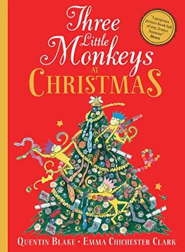 Produktbild: Three Little Monkeys at Christmas: A wickedly funny festive adventure!