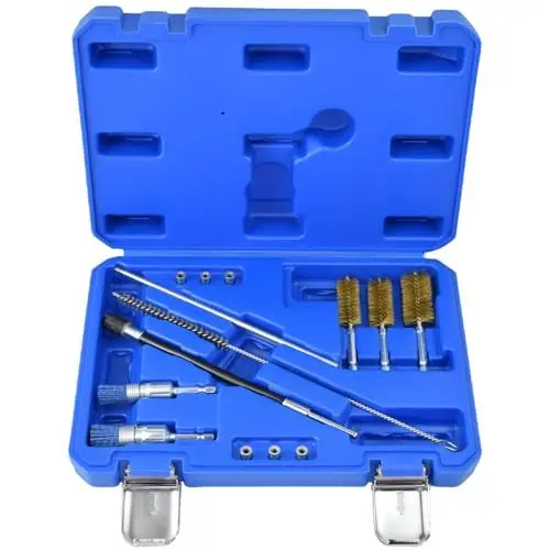 Produktbild: Thsakzo Injektorsitz- Und Schacht-Reinigungs-Satz,Injektor Sitz Und Welle Reinigung Kit,Injektor Dichtung Sitz Werkzeug Set,Injektor Stahldraht-BüRsten FüR EinspritzdüSen Und SchäFte (19)