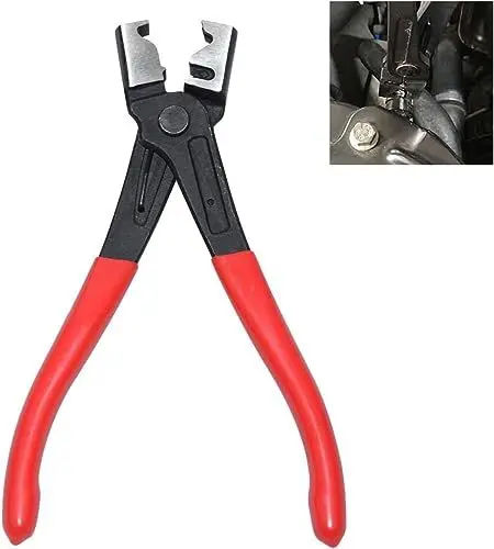 Produktbild: Thsakzo Schlauchschellenzange,Schlauchklemmenzange,Clic-R Typ Schlauchschellenzange,Kragenzange Autoklemmzange,Schlauchklemmen Zange,Schlauchschellenzange Schwenkbare Antriebswellen Winkelklemme