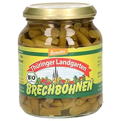 Produktbild: Thüringer Landgarten Demeter Brechbohnen, 340g, Abtropfgewicht 185g