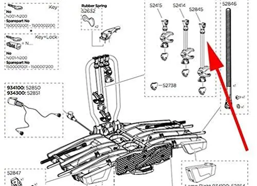 Produktbild: Thule Rad lang Rahmen-Haltearm schwarz 1size