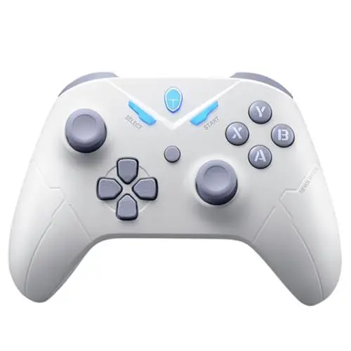 Produktbild: Thunderobot G50S 1000HZ Controller PC Wireless für Windows PC,Switch,IOS&Android,6 Programmierbare Tasten,PC Controller Gaming mit Hall-Effekt-Joysticks&Trigger/Gyroskop (Weiß, G30S)