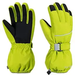 Produktbild: ThxToms Kinder Ski Handschuhe Winter Skihandschuhe -15℃ | Winddicht Wasserdicht Warm | Oxford Palme Verdickt Kalt Wetter | Outdoor Sports Snowboard Skifahren | für Junge Mädchen