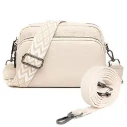 Produktbild: TIAASTAP Damen Handy Umhängetasche Echtes Leder Crossbody Bag Damen Handytasche zum Umhängen, Umhängetasche Damen Klein Moderne Taschen mit Breitem Schultergurt u 3 fächern