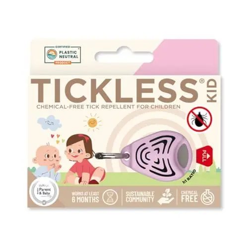 Produktbild: Tickless Baby - Ultraschall Zecken und Floh Abwehr für Kinder - Pink