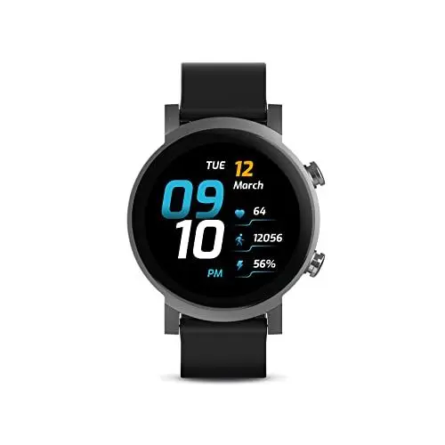 Produktbild: Ticwatch E3 Smartwatch für Herren Wear OS von Google mit Qualcomm Snapdragon Wear 4100+ Dual-System-Plattform Google Pay GPS Herzfrequenzüberwachung Stressmanagement iOS und Android kompatibel
