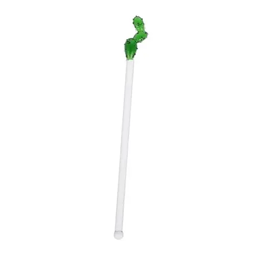 Produktbild: TIDTALEO 1Stk Kaktus Rührstäbchen rührstab rührholz Fruchtcocktail Kaffee Schneebesen Bar Mixer Getränke Rührer aus Glas kreativer Rührer Japanischer Stil Partybedarf Saft Wiederverwendbar