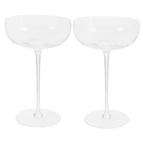 Produktbild: TIDTALEO 2st Kelchweinglas Gin-ballon-gläser Weingläser Ballon Weinglas Klares Ballonweinglas Weinglas Mit Langem Stiel Ballonglaswaren Klares Weinglas Martini-becher Hohe Füße Schnapsglas
