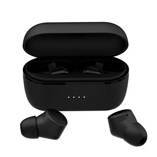 Produktbild: TIE Audio Bluetooth Mini Earphone Shootingstar TX6, Kabellose In-Ear Kopfhörer mit Powerbank (5.0 Wireless Earbuds, Alltag & Sport, hohe Klangqualität, One-Knob Steuerung), schwarz, onesize