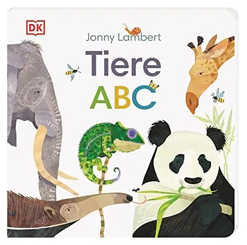 Produktbild: Tiere ABC: Hochwertiges Pappbilderbuch mit Illustrationen im zeitgemäßen Retro-Stil vom erfolgreichen Illustrator Jonny Lambert. Für Kinder ab 2 Jahren