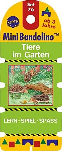 Produktbild: Tiere im Garten: Mini-Bandolino Set 76: Lern - Spiel - Spass