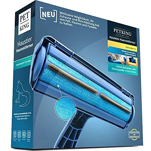 Produktbild: Tierhaarentferner Fusselrolle Tierhaare Hundehaare Entfernen Katzenhaare Fusselbürste Tierhaare Hundehaarentferner Hunde Katzen Tierhaarsammler für Teppich Möbel Pet Hair Remover