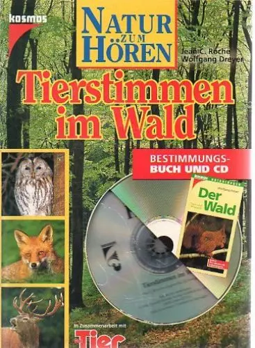 Produktbild: Tierstimmen im Wald, 1 CD-Audio u. Bestimmungsbuch 'Der Wald'