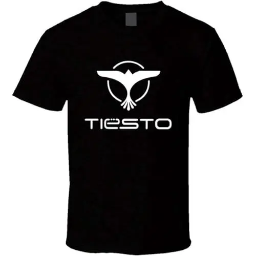 Produktbild: Tiesto Mens Tee Vegas Rage Dj Club Life Plur EDM EDC Gift New from Us Pullover Men's Crewneck T-Shirt Short Sleeve Top Unisex Pure Cotton Tee Black L