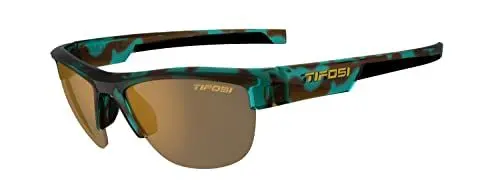 Produktbild: Tifosi Auffällige Radsport-Sonnenbrille, blau, Schildkröte, braun, polarisiert 2023