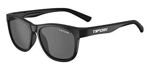 Produktbild: Tifosi Herren, Swank Satin Black Sonnenbrille – Smoke polarisiert, Satinschwarz/Rauchpolarisiert, Einheitsgröße