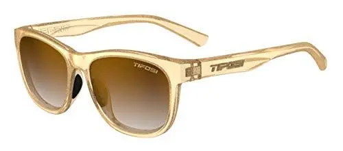 Produktbild: Tifosi Optics Swank Sonnenbrille – Glitzer-Serie (Gold/Braune Gläser mit Farbverlauf), Gold (Gold Shine)