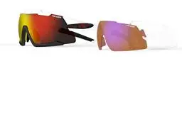 Produktbild: Tifosi Unisex Aethon Sonnenbrille Brillen, Weiß/Schwarz/Clarion Red, Med-XL